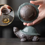 Filtro da tè a forma di tartaruga in ceramica