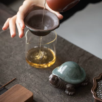 Filtro da tè a forma di tartaruga in ceramica