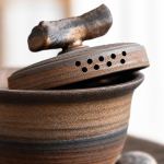 Gaiwan artigianale in ceramica con coperchio