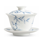 Gaiwan in porcellana dipinto a mano da 165 ml