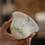 Gaiwan in porcellana dipinto a mano da 165 ml