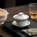 Gaiwan Sancai in ceramica