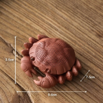 Passino per tè a forma di granchio in ceramica — Marrone terracotta, taglia S