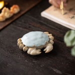 Poggiacoperchio per teiera a forma di granchio in ceramica