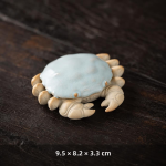 Poggiacoperchio per teiera a forma di granchio in ceramica — 1 pezzo