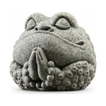Rospo feng shui tea pet scolpito a mano