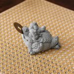 Rospo feng shui tea pet scolpito a mano