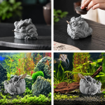 Rospo feng shui tea pet scolpito a mano