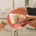 Servizio da tè con infusore in porcellana