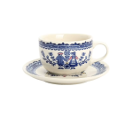 Servizio da tè vintage in ceramica con decoro romantico