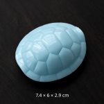 Supporto per tè a forma di tartaruga in ceramica — Azzurro chiaro