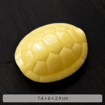 Supporto per tè a forma di tartaruga in ceramica — Giallo chiaro