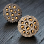 Tea pet a forma di capsula di loto in ceramica