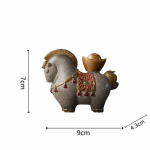 Tea pet a forma di cavallo che cambia colore