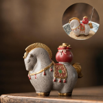 Tea pet a forma di cavallo che cambia colore — Borsa rossa