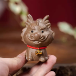 Tea pet a forma di drago in ceramica grezza