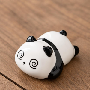 Tea pet a forma di panda in ceramica