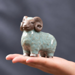 Tea pet a forma di pecora in ceramica