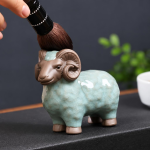 Tea pet a forma di pecora in ceramica