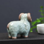 Tea pet a forma di pecora in ceramica