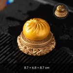 Tea pet bao che cambia colore — Giallo dorato