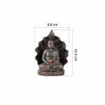 Tea pet Buddha con filtro per tè in argilla viola