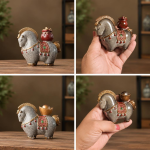 Tea pet cavallo a colore cangiante