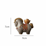 Tea pet cavallo che cambia colore con acqua calda