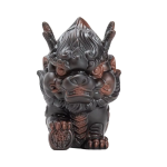 Tea pet con creatura mitica cinese in ceramica