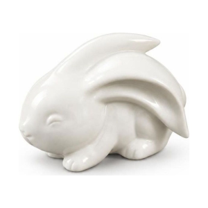 Tea pet coniglio in ceramica con orecchie pendenti