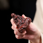 Tea pet di Bodhidharma in argilla di Yixing (zisha)