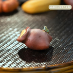 Tea pet in argilla di Yixing a forma di frutta — Patata rosso-bruna
