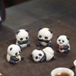 Tea pet in argilla di Yixing a forma di panda