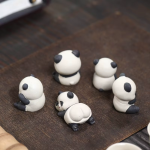 Tea pet in argilla di Yixing a forma di panda