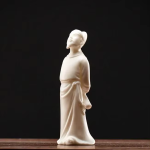 Tea pet in ceramica fatto a mano — 3,2 × 3,5 × 10 cm