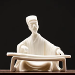 Tea pet in ceramica fatto a mano — 8,9 × 6,2 × 8 cm