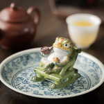 Tea pet Jinchan in resina che cambia colore