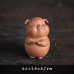 Tea pet maiale dello zodiaco in ceramica