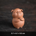 Tea pet maiale dello zodiaco in ceramica