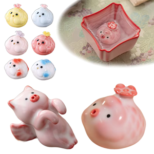 Tea pet maialino in ceramica