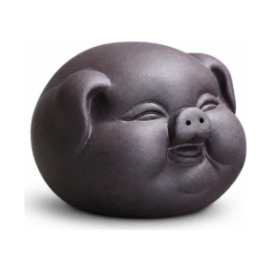 Tea pet maialino in ceramica a forma di testa