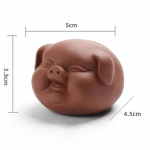 Tea pet maialino in ceramica a forma di testa