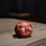Tea pet maialino in ceramica a forma di testa — Terracotta
