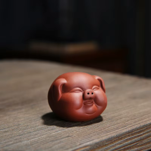 Tea pet maialino in ceramica a forma di testa — Terracotta