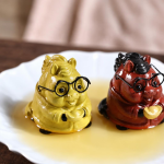 Tea pet maialino portafortuna in argilla di Yixing