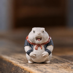 Tea pet marmotta in argilla di Yixing