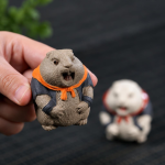 Tea pet marmotta in argilla di Yixing
