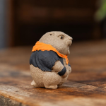 Tea pet marmotta in argilla di Yixing