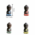 Tea pet monaco Buddha in ceramica