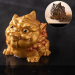 Tea pet Pixiu che cambia colore — Figurina dorata senza base